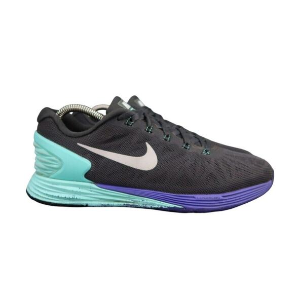Nike Shoes Womens 8 Athletic Trainers Lunarglide 6 Running Comfort Active Sport - Picture 2 of 13